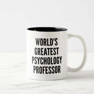 Tasse 2 Couleurs Professeur de psychologie le plus grand du monde