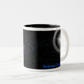 Tasse 2 Couleurs Professeur de Sciences (Devant droit)