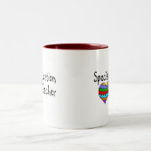 Tasse 2 Couleurs Professeur d'éducation spéciale (Centre)