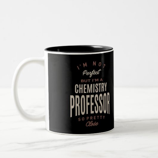 Tasse 2 Couleurs Professeur en chimie (Gauche)