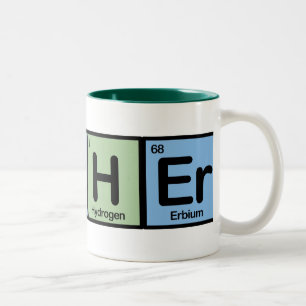 Tasse 2 Couleurs Professeur fait d'éléments