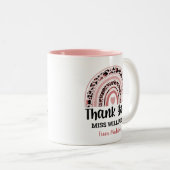 Tasse 2 Couleurs Professeur Merci Rainbow (Devant droit)