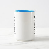 Tasse 2 Couleurs Professeur retraité Chef de l'école Retraite (Centre)