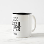 Tasse 2 Couleurs Profession d'emploi d'acheteur au détail (Devant droit)