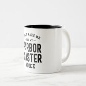 Tasse 2 Couleurs Profession principale du port (Devant droit)