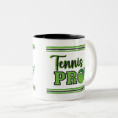Tasse 2 Couleurs Professionnel du tennis (Devant droit)