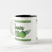 Tasse 2 Couleurs Professionnel du tennis (Devant gauche)