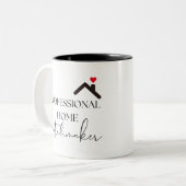Tasse 2 Couleurs Professionnel Home Matchmaker Immobilier (Devant gauche)