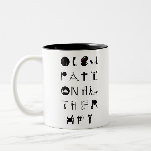 Tasse 2 Couleurs Professions (Gauche)