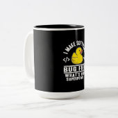 Tasse 2 Couleurs Programmer rendre le logiciel sans bogue (Devant gauche)