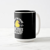 Tasse 2 Couleurs Programmer rendre le logiciel sans bogue (Devant droit)