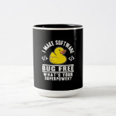 Tasse 2 Couleurs Programmer rendre le logiciel sans bogue (Centre)