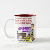 Tasse 2 Couleurs Programmeurs contre l'univers (1) (Gauche)