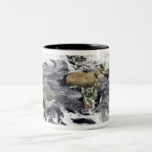 Tasse 2 Couleurs Projection cylindrique équidistale (Centre)