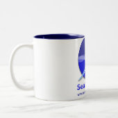 Tasse 2 Couleurs Projet de SeaMonkey - logo vertical (Gauche)