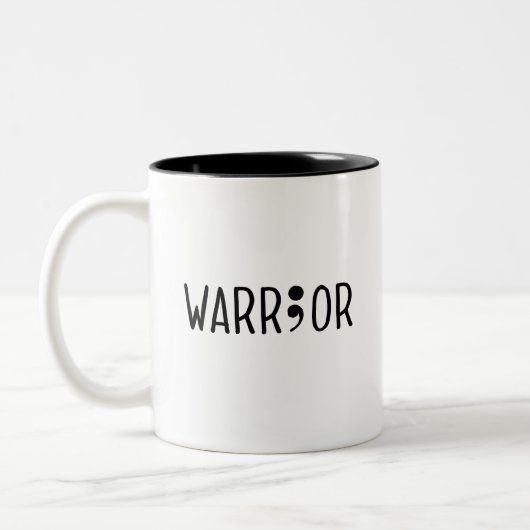 Tasse 2 Couleurs Projet Semicolon Warrior (Gauche)