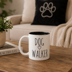 Tasse 2 Couleurs 'PROMENEUR DE CHIENS' Cadeau pour amateur de chie