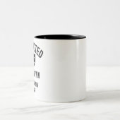 Tasse 2 Couleurs Promoté à oncle Nom personnalisé du bébé (Centre)