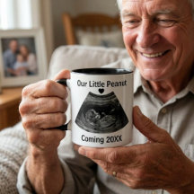 Promoted to Grandpa Pregnancy Reveal Sonogram