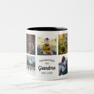 Tasse 2 Couleurs Promu à grand-mère établi
