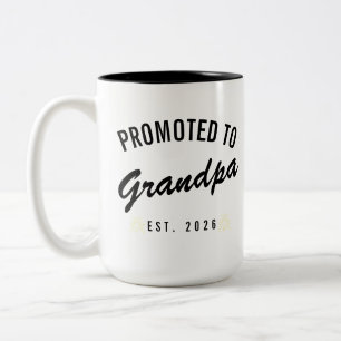 Tasse 2 Couleurs Promu Grand-Père dès 2026