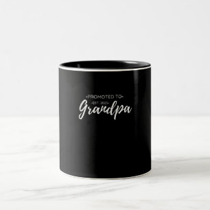 Tasse 2 Couleurs Promu Grand-père Ét 2025 Futur Grand-père