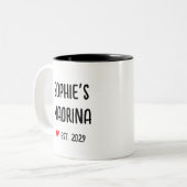 Tasse 2 Couleurs proposition de madrina en espagnol (Devant gauche)