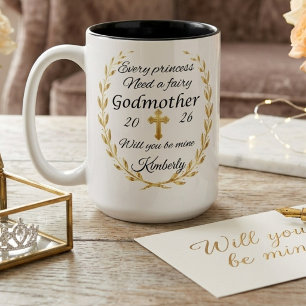 Tasse 2 Couleurs Proposition de Marraine Personnalisée Marraine