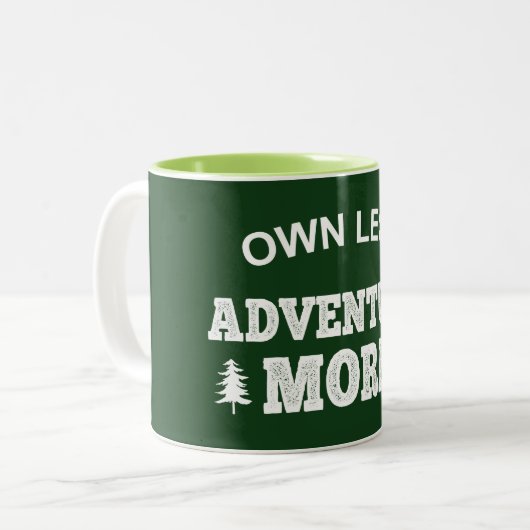 Tasse 2 Couleurs Propre Moins, Avancer Plus (Devant gauche)