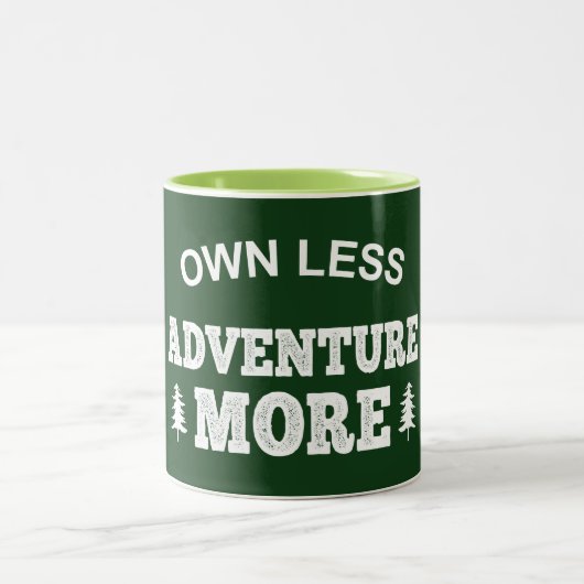 Tasse 2 Couleurs Propre Moins, Avancer Plus (Centre)