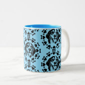 Tasse 2 Couleurs Propriétaire de chien beagle (Devant droit)