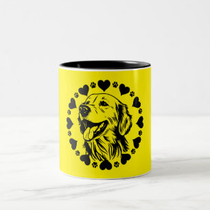 Tasse 2 Couleurs Propriétaire du chien d'or Retriever
