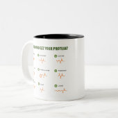 Tasse 2 Couleurs Protéine de Vega (Devant gauche)