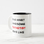 Tasse 2 Couleurs prothétiste, génial (Devant gauche)