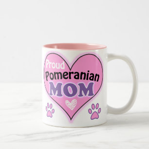 Tasse 2 Couleurs Proud Pomeranian Mom
