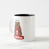 Tasse 2 Couleurs Proud To Be Canadian Bear (Devant gauche)