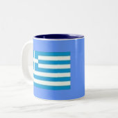 Tasse 2 Couleurs Proverbe grec (Devant gauche)