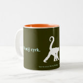 Tasse 2 Couleurs Proverbe polonais (Devant gauche)