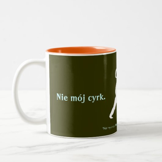 Tasse 2 Couleurs Proverbe polonais (Gauche)