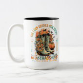 Tasse 2 Couleurs Proverbes 16:9 (Gauche)