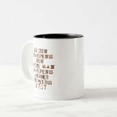 Tasse 2 Couleurs Proverbes 27:17 (Devant gauche)