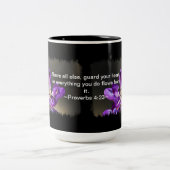 Tasse 2 Couleurs Proverbes 4:23 (Centre)