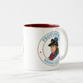 Tasse 2 Couleurs Providence Rhode Island Colonial (Devant droit)