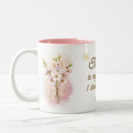Tasse 2 Couleurs Psalm 23:1 (Gauche)