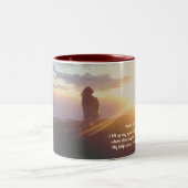 Tasse 2 Couleurs Psaume 121:1-2 Mon aide vient de l'Éternel (Centre)