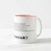 Tasse 2 Couleurs psaume 121, MISSIONNAIRE (Devant droit)