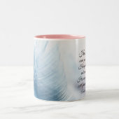 Tasse 2 Couleurs Psaume 91:4 Il vous couvrira de ses plumes (Centre)