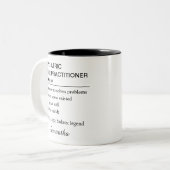 Tasse 2 Couleurs Psychiatric Nurse Practitioner Definition  (Devant gauche)