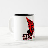 Tasse 2 Couleurs Psychopathe (Devant gauche)