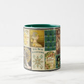 Tasse 2 Couleurs Publicité féminine Art nouveau vintage (Centre)